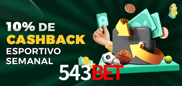 10% de bônus de cashback na 543bet